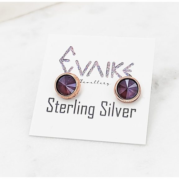Gina byzantin swarovski és rozé fülbevaló Gina byzantin swarovski és rozé fülbevaló