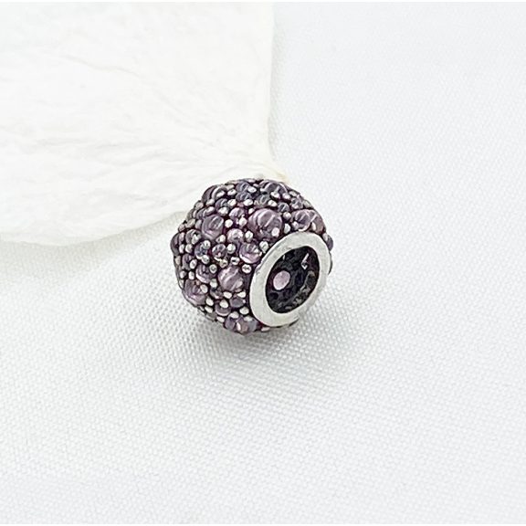 Dirty pink cseppek ezüst charm Dirty pink cseppek ezüst charm