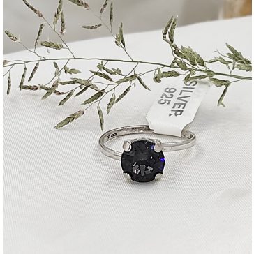 Goldi swarovski állítható gyűrű ezüst swaswvskival