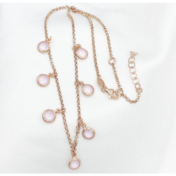 Potenza rozéarany és swarovski nyaklánc Potenza rozéarany és swarovski nyaklánc