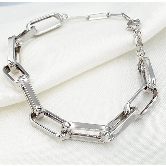 Paperclip ezüst karkötő Paperclip ezüst karkötő