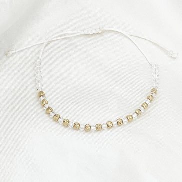   Bibbiano swarovski sárga arany órakisérő karkötő áttetsző