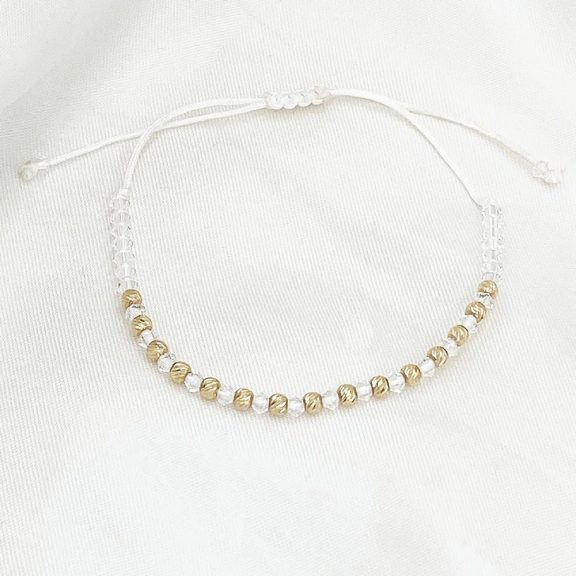 Bibbiano swarovski sárga arany órakisérő karkötő áttetsző Bibbiano swarovski sárga arany órakisérő karkötő áttetsző