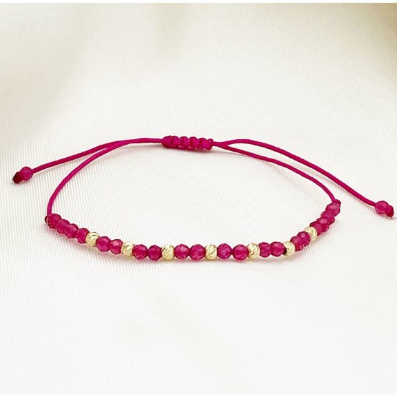 Bibbiano swarovski sárga arany órakisérő karkötő magenta Bibbiano swarovski sárga arany órakisérő karkötő magenta