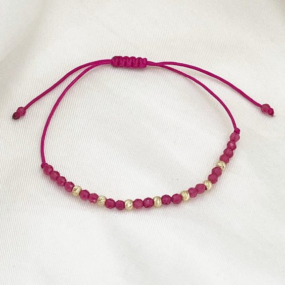 Bibbiano swarovski sárga arany órakisérő karkötő magenta Bibbiano swarovski sárga arany órakisérő karkötő magenta